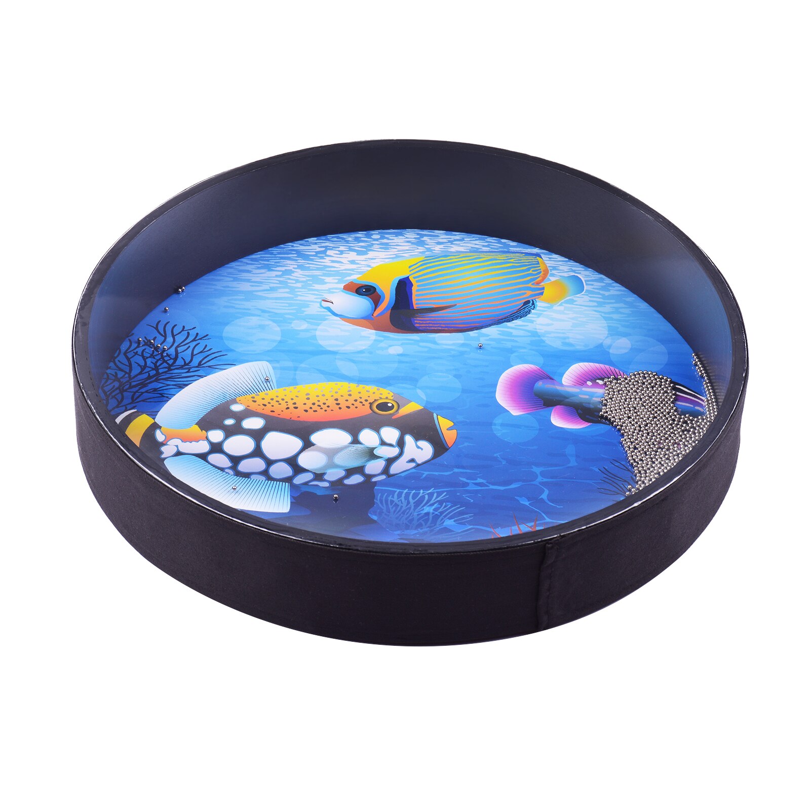 16 Inch Ocean Drum Houten Handheld Sea Wave Drum Percussie Instrument Gentle Sea Sound Muzikale Speelgoed Cadeau Voor Kinderen