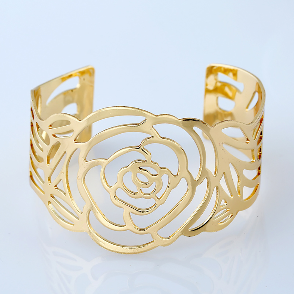 BLUELANS frauen Multilayer Metall Drähte Strings Open Armreif Breite Manschette Armband Hand Kette Ring Armband браслеты на руку: k