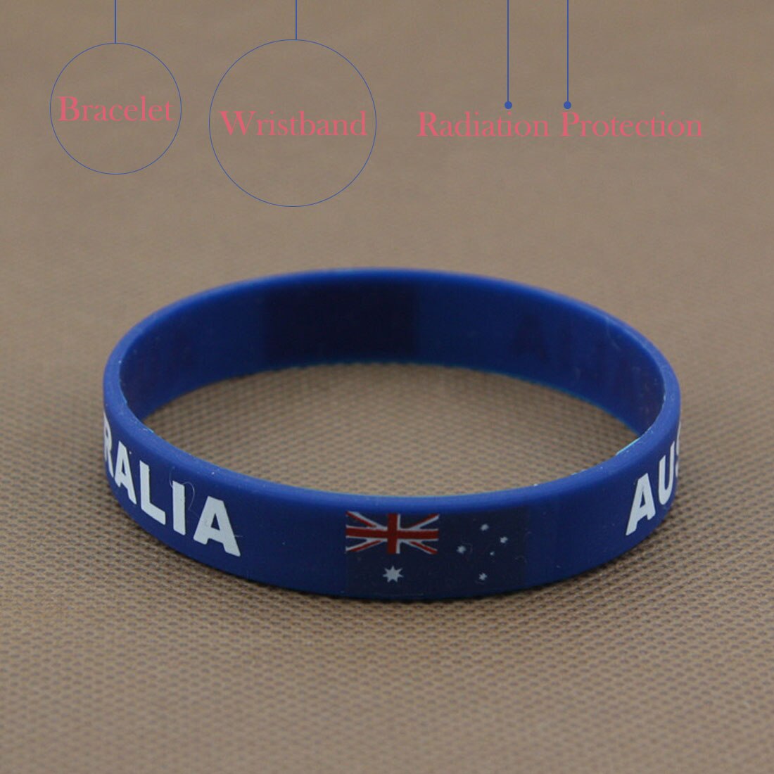 Brand 1pcs Football Fans Bracelet Soccer fan Accessories Football Silicone Bracelet Cheerleading supplies: Australia