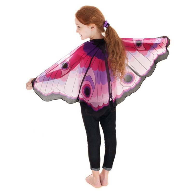 Eventyr prinsesse cosplay kostyme sommerfuglvinger sjal kappe stjal barn gutter jenter skjerf wrap tilbehør: 4
