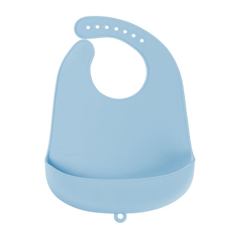 Food Grade Silicone Baby Bavaglini Impermeabile Alimentazione Neonato Saliva Asciugamano Burp Panno GXMB: Dark Blue