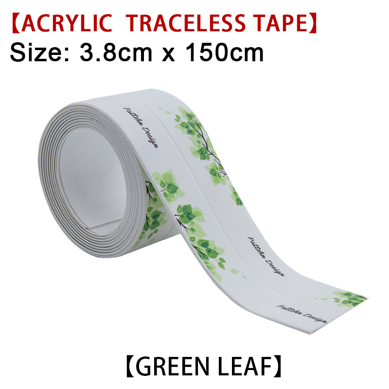 Bad kjøkken 3.2 mx 2.2cm dusj servant badekar tetningslist tape caulk stripe selvklebende vanntett veggklistremerke vask kanttape: 150cm akryl ly