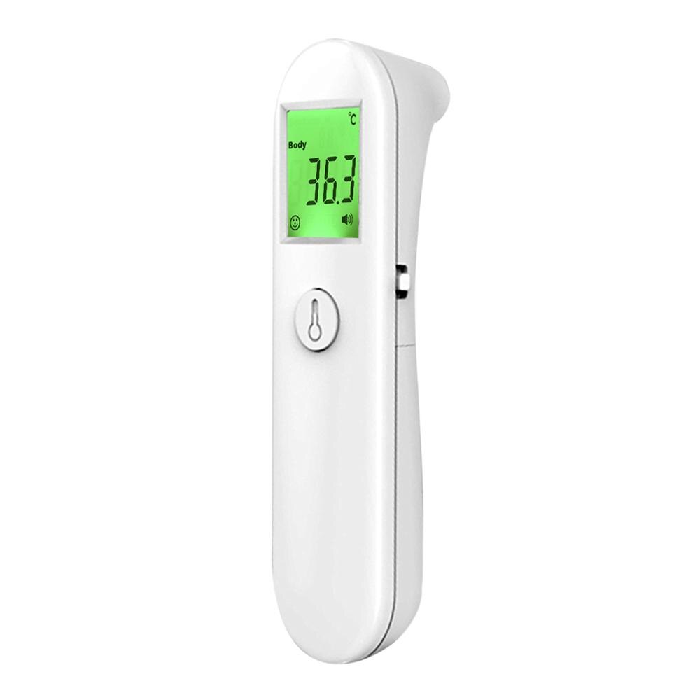 Non-Contact IR Infrared Thermometer Forehead Temperature Measurement Digital Display Quick Accurate Thermometric Indicator: Default Title