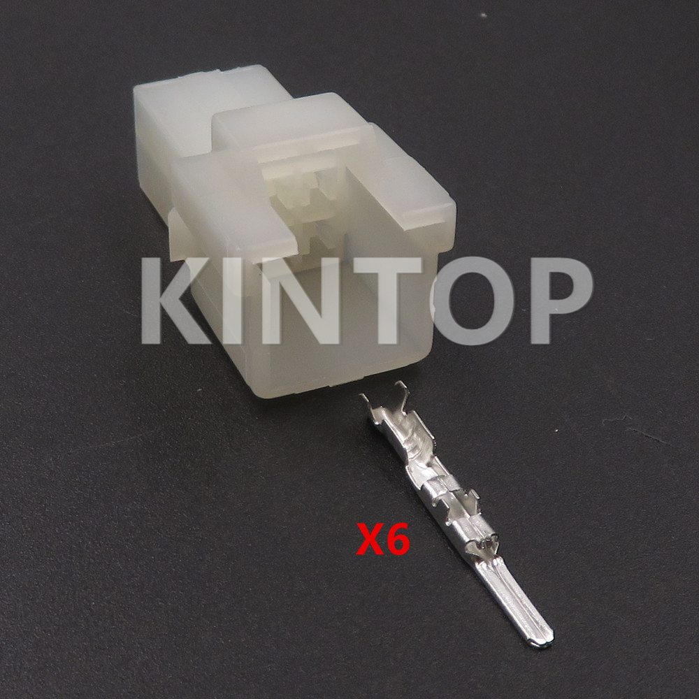 Adaptador de 6 pines para coche, Conector de Cable para automóvil de , 6090-1218, 6090-1149, 1 Juego: Blanco