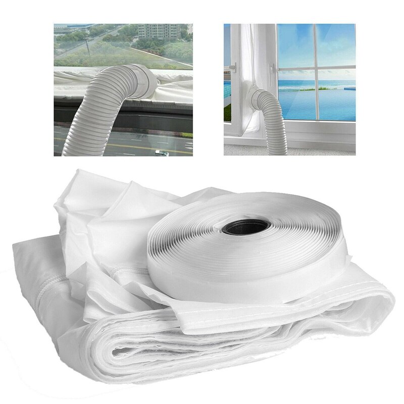 Portable AC Window Kit, Seal For Air Conditioner, Seal 400CM/158Inch Air Stop Change Guards