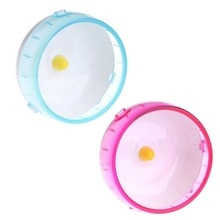 Adeeing Plastic Rat Hamster Mouse Exercise Toys Silent Running Spinner Wheel Roller Pet Toy