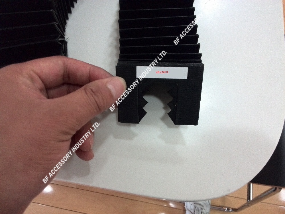 Accordion bellow protective cover fit the SBR20UU linear bearing