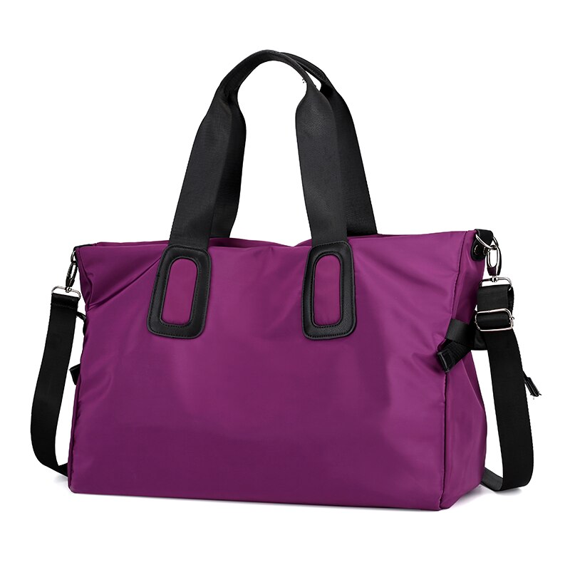Yogamatte bag gym tas for fitness sac de sport kvinne sportsveske kvinnelig tote skulderpakke trening gymtas bolsa deporte håndvesker: Lavendel