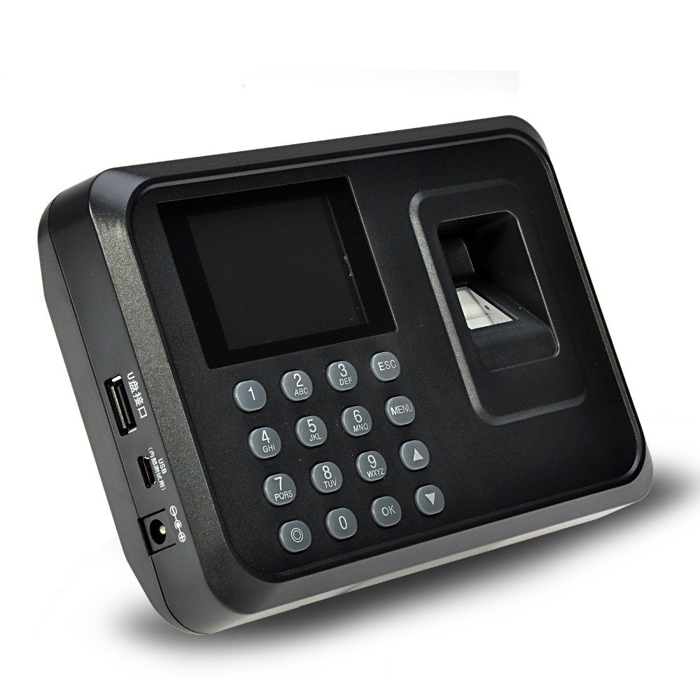 DANMINI Precision A6 2.4" TFT Fingerprint Time Attendance Clock Employee Payroll Recorder for Company Hospital School