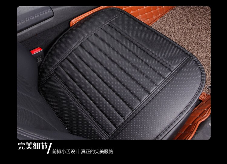 lederen vier seizoenen auto Front Zitkussen Cover Autostoel Pad lederen slijtvaste Auto Seat Cover