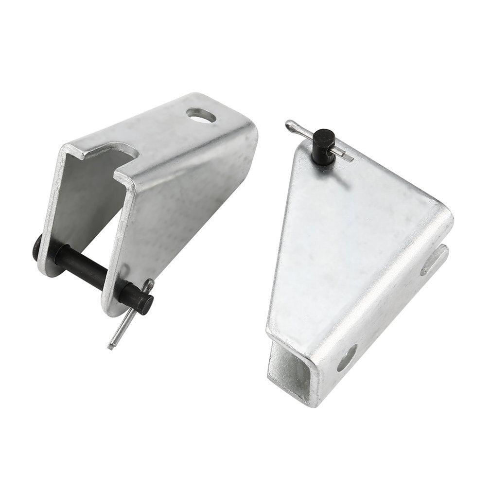 1 Pair Electric Push Rod Motor Heavy Duty Linear Actuator Bracket DC Reciprocating Motor Portable Mounting Bracket silver