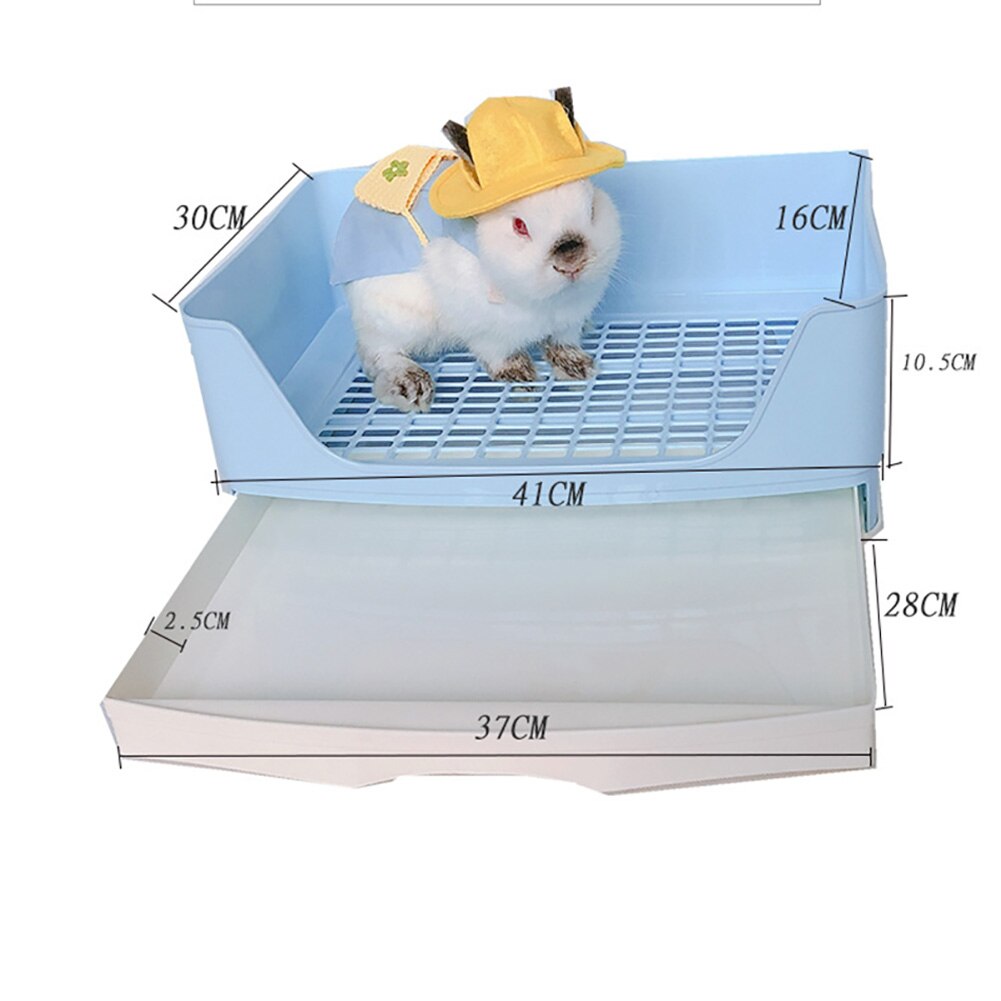 Große Kaninchen Wc Kasten Trainer Töpfchen Ecke Tablett Wurf mit Schublade Haustier Pfanne Für Erwachsene Hamster Guinea Schwein Frettchen Galesaur Hase
