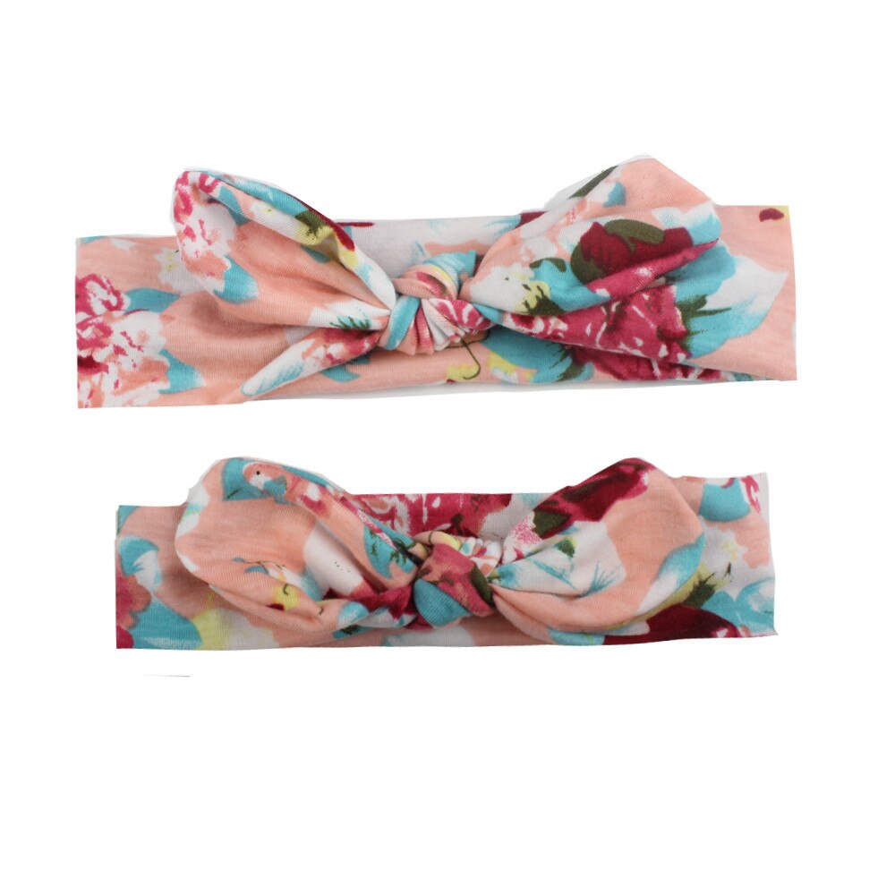 Stretch Hoofdbanden Voor Meisjes Moeder Kids Haarband Bloemen Haar Accessoires Baby Boog Kinderen Haarband Prinses Accessoires: A