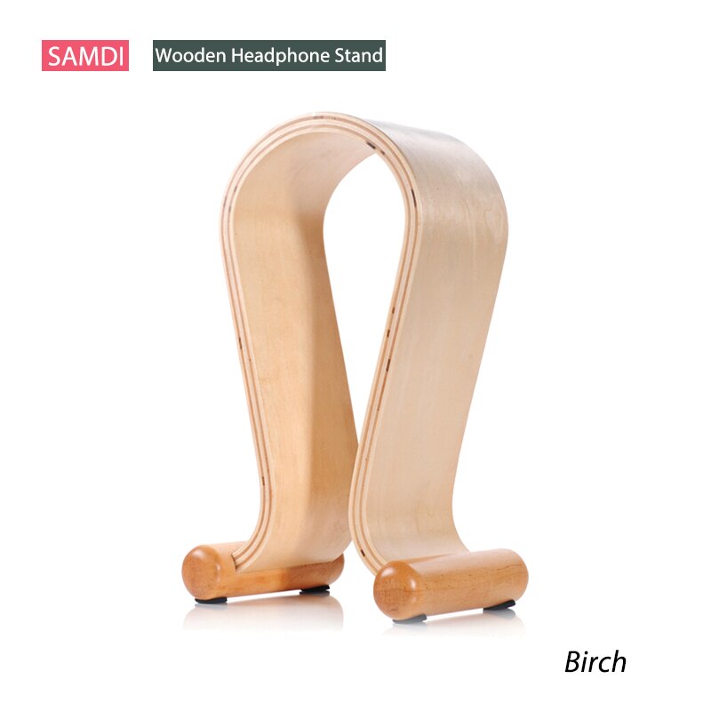 Samdi Leder/Holz Kopfhörer Ständer Universal- Spielen Headset Halfter Aufhänger Für Laptop PC Smartphone Kostenloser Größe Anzeige Stand: Typ5