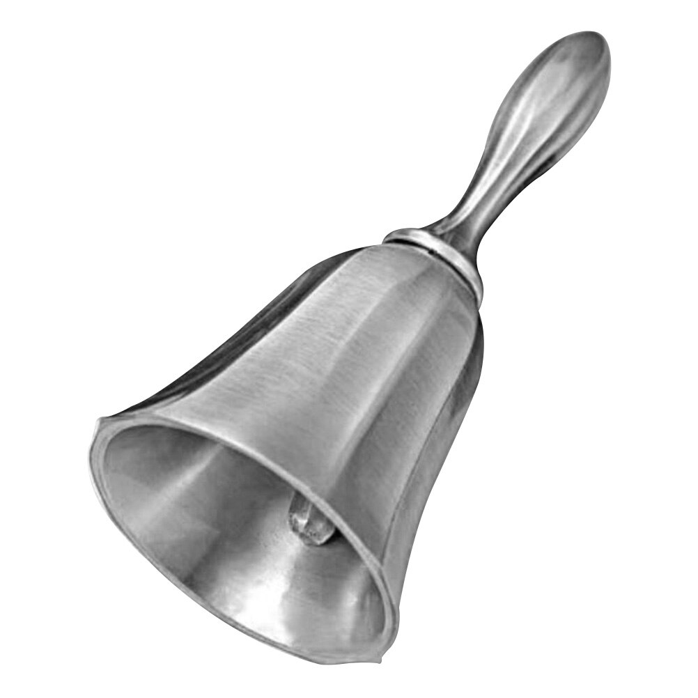 Call Bell Restaurant Hand Bell Hotel Call Bell Desktop Zinc Alloy Bell Bell for Desktop Hotel Restaurant Kitchen: Silver