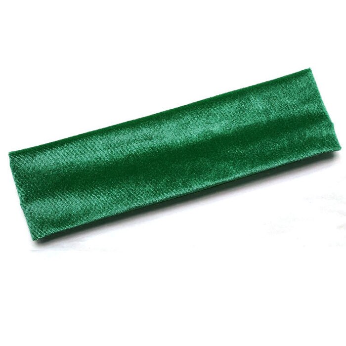 Elastic Velvet Classic Color Hair Belt Girl Headband Accessories Black Hair Bands Tie For Women Leisure Girls: green