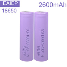 2-16 Pcs Eaiep Originele 18650 3.7 V 2600 Mah 18650 Lithium Oplaadbare Batterij Voor Zaklamp Batterijen