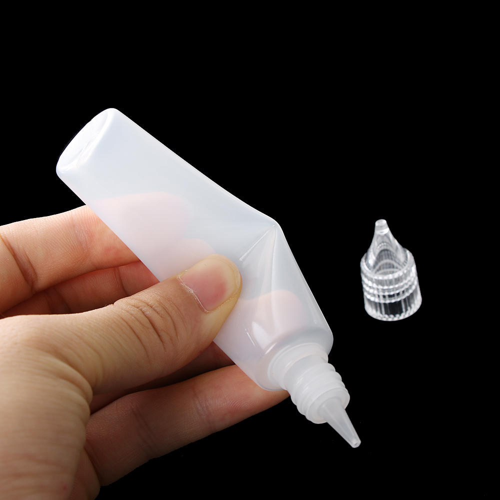 1Pcs 15ML 30ML Glue Applicator Plastic Reuse Needle Squeeze Bottle for Paper Quilling DIY Scrapbooking Paper Craft Tool