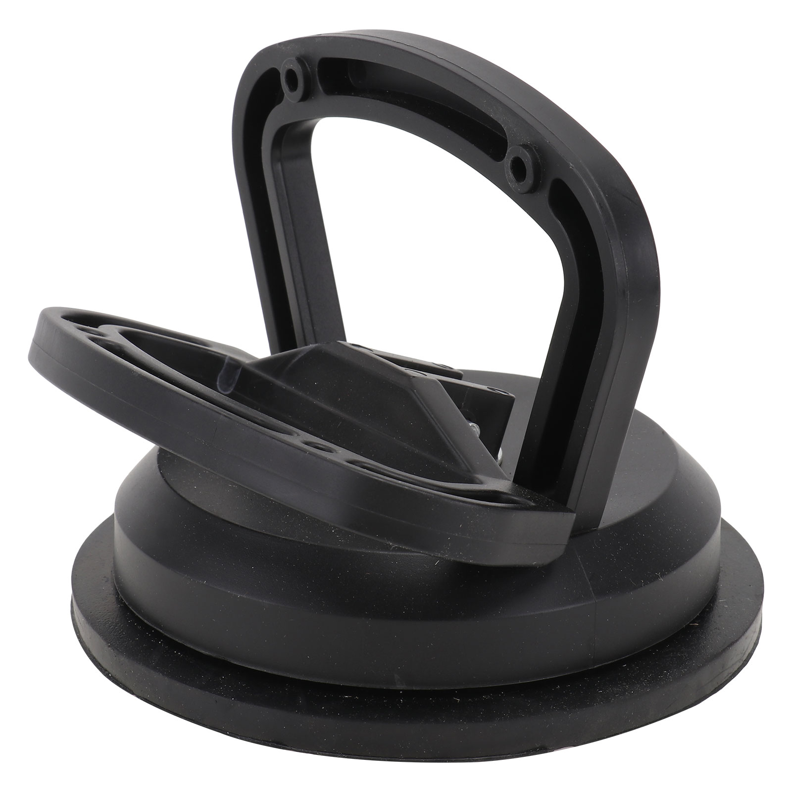 1Pc Single Jaw Suction Cup Plate Glass Gripper Lifting Hand Tool Black