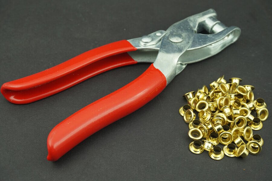 Eyelet punch pliers clamp Eyelets Hole Punch awnings / pool covers Tool Set