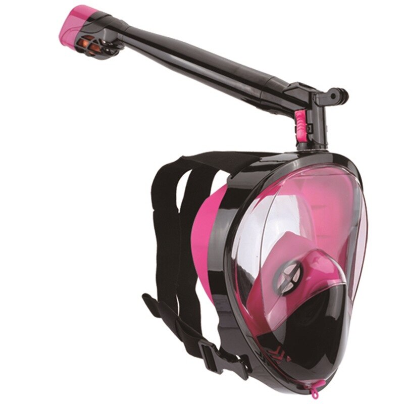 Snorkel Mask Scuba Underwater Diving Mask 360 Degree Rotate Full Face Snorkeling Masks 180 View Anti-fog Anti-Leak: color 10 / S/M