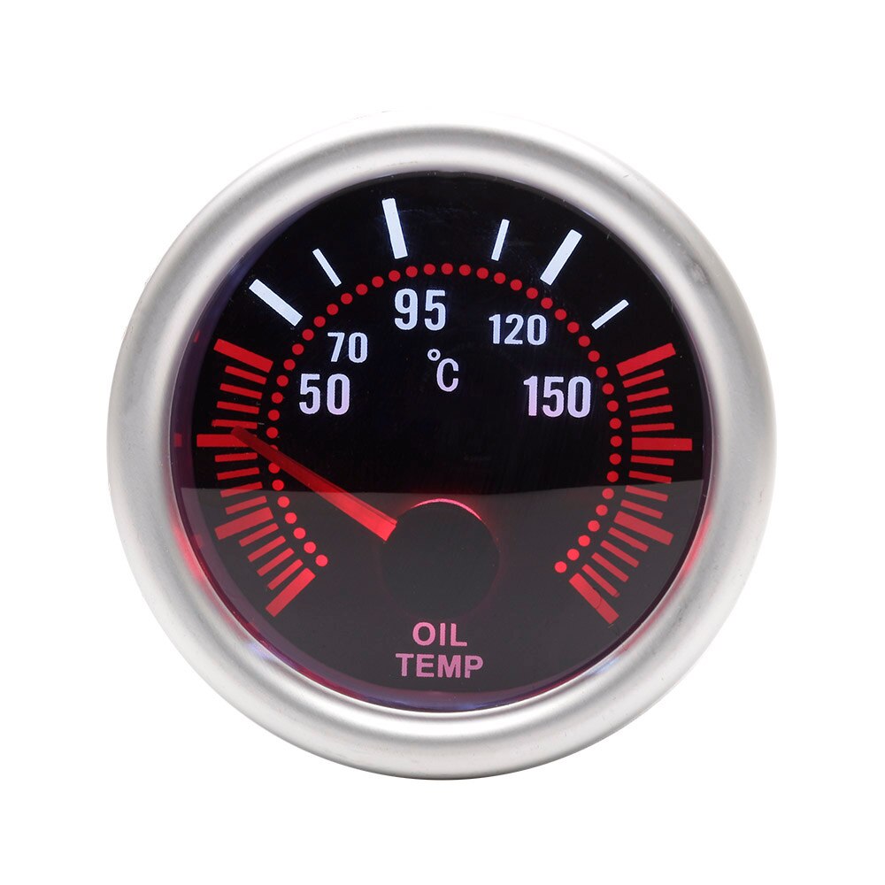 Yomi 2 "52Mm Smoke Lens Turbodrukmeter Bar Psi Vacuüm Water Temp Olie Temp Olie Druk Voltmeter Brandstof niveau Toerenteller Rpm Gauge: Oil temp gauge