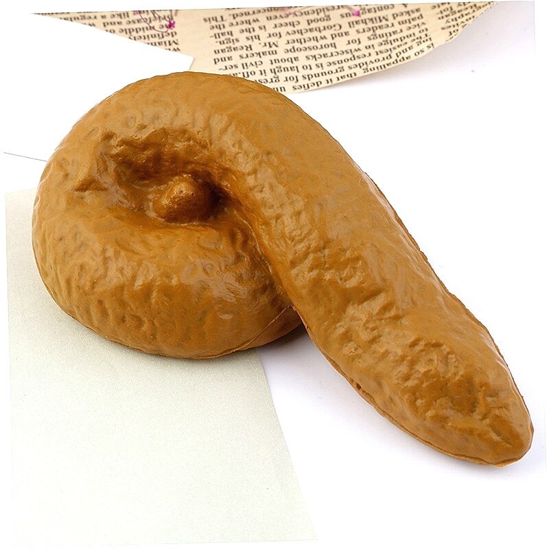 Vendita calda Spaventare maschio Incredibile Turd bavaglio Falso Turd classico Divertente di scherzo gadget Giocattoli Divertenti E scherzi falso Cacca di canna Giocattoli