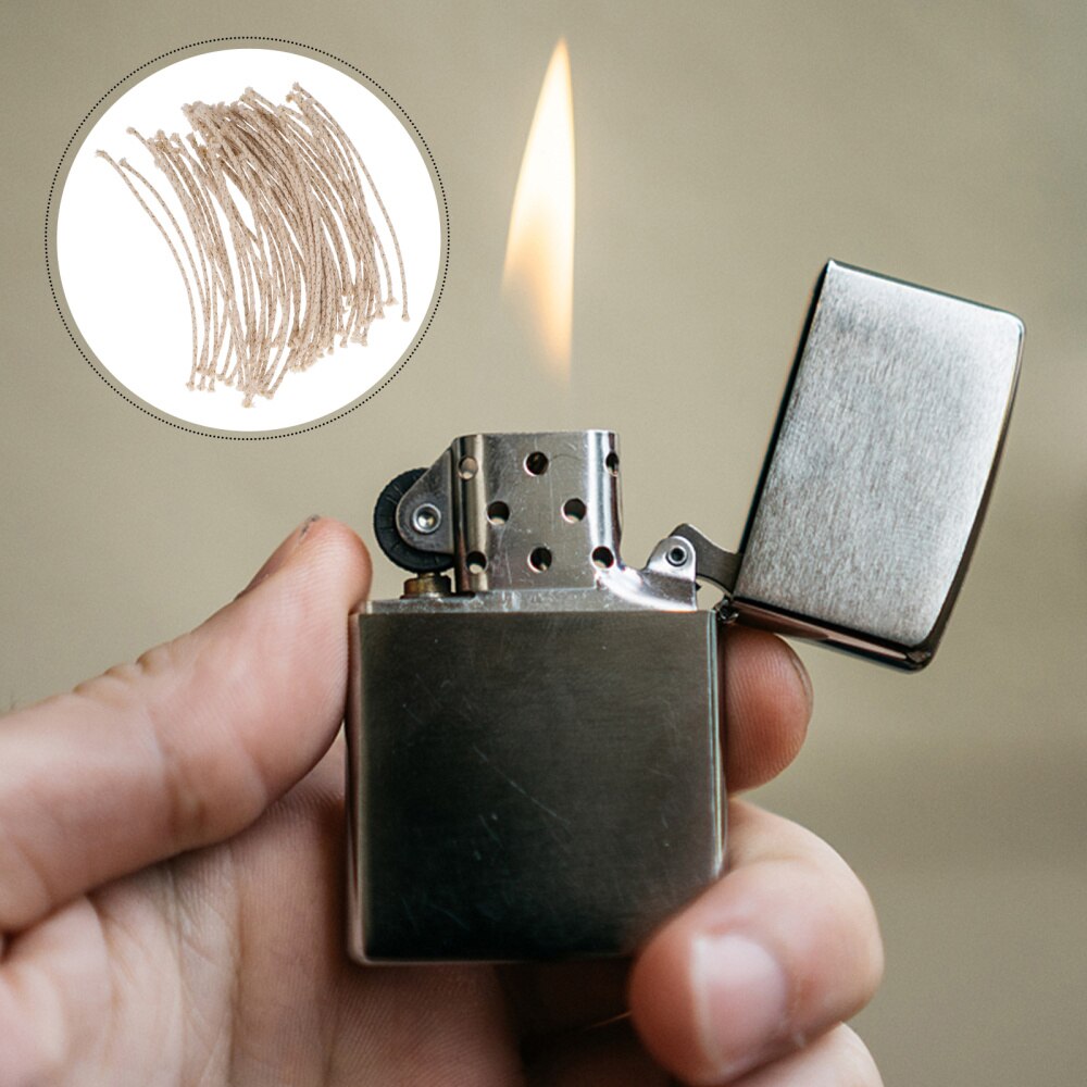 50pcs Alcohol Lamp Cotton Thread Cotton Candle Wick Rope DIY Candle Thread