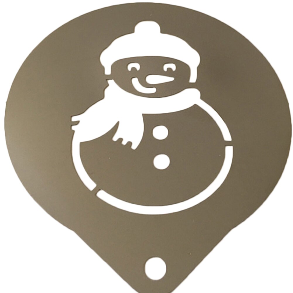 1 Pc Koffie Latte Cappuccino Barista Art Stencils Cake Stofdoek Sjablonen Koffie Gereedschap Accessoires Gusto Nespresso Zavarnik Dolce