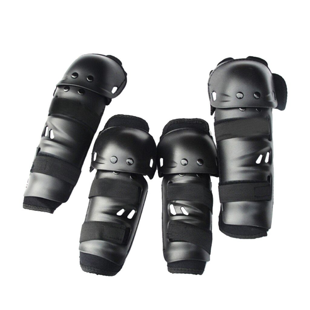 4 Stukken Motorfiets Motocross Bike Biker Elbow & Kniebeschermers Beschermende Kleding