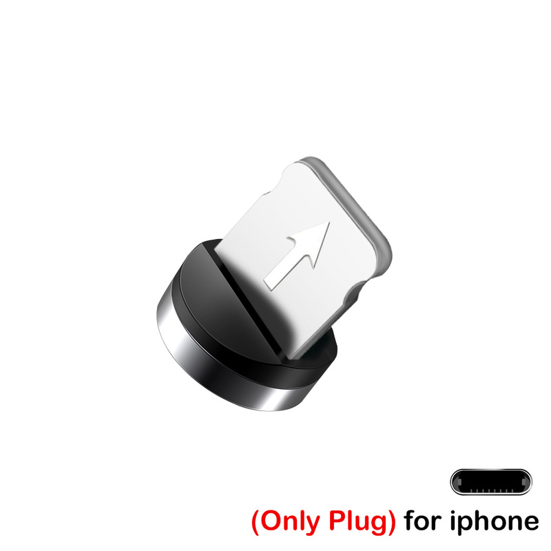 1/5pcs Round Magnetic Cable Tip Micro USB Charging Cable Plug USB Type C Magnet Cable Adapter for Iphone Magnet Charger Adapter