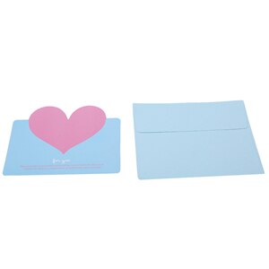 Love Heart Card I Love You Birthday Valentine's Day Greeting Heart Message Card Wedding Guest Cards: Style 3