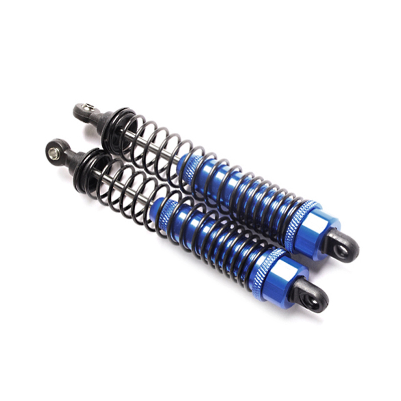 Amortiguador de aluminio para coche RC 1/10, 2 uds., piezas de mejora para Buggy, Control remoto de impacto de aluminio de 65mm/100mm/108mm