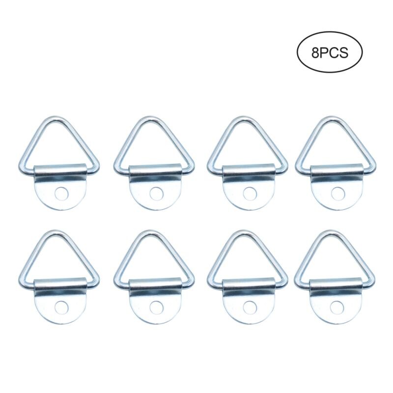 Tie Down Lashing Ring Zinc Plated Hitch Mooring Ring For Van Boat Horse Box Truck Trailer