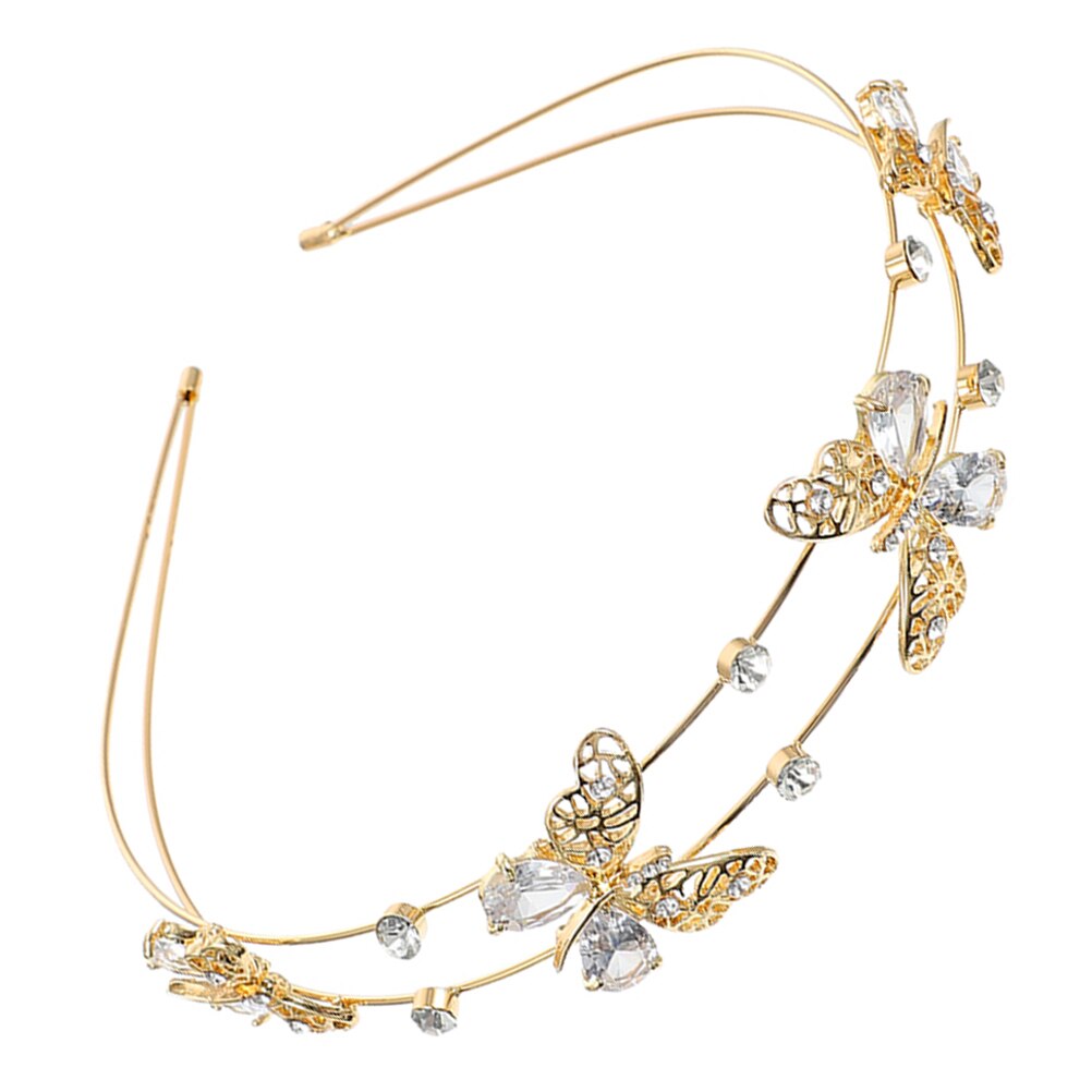 Rhinestone Double Band Hair Hoops Party Rhinestone Headband