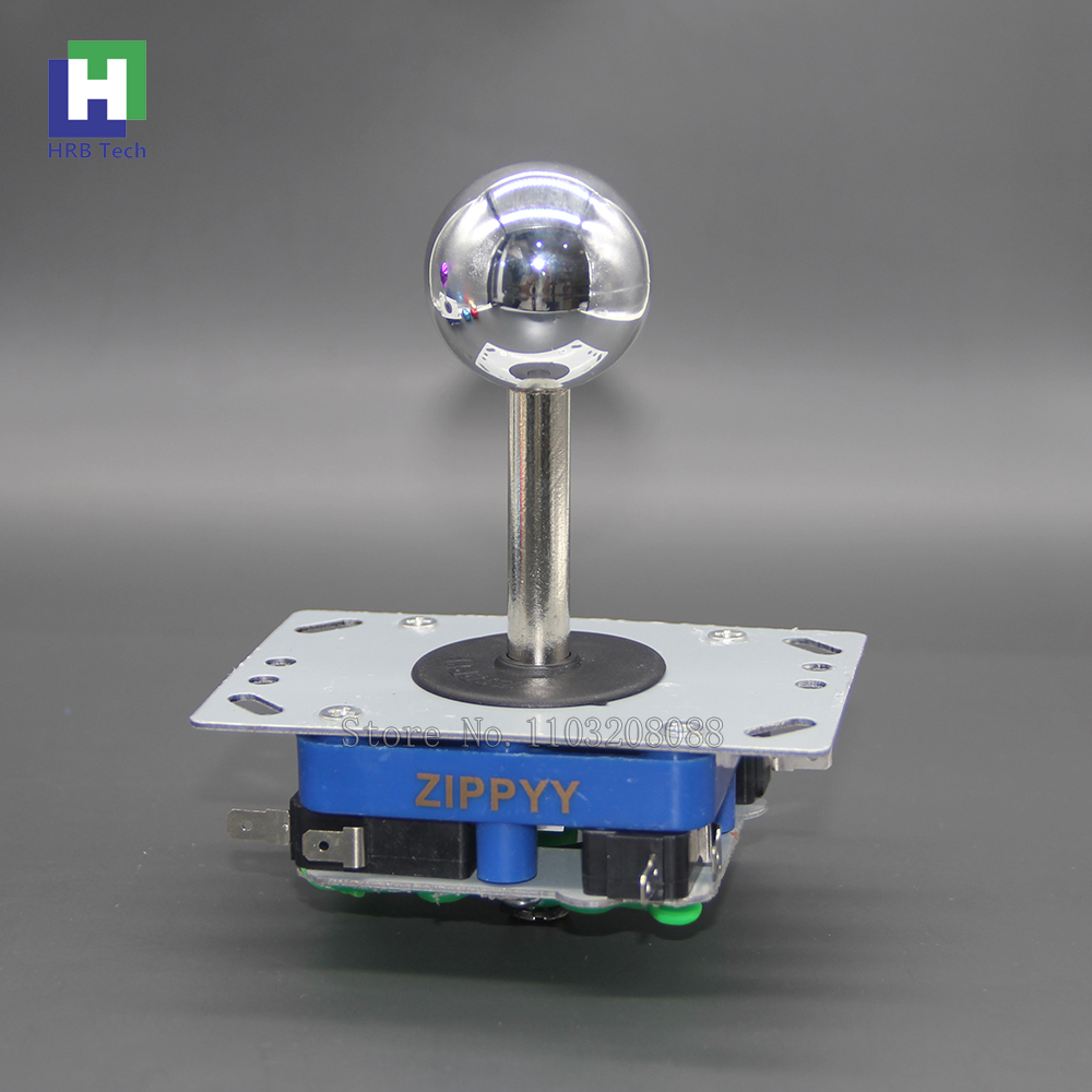 Kit de bricolaje Arcade, juego de 2 jugadores, botón de estilo americano chapado en oro/plata, Joystick de 8 vías para PC Rasberry Pi, piezas de bricolaje