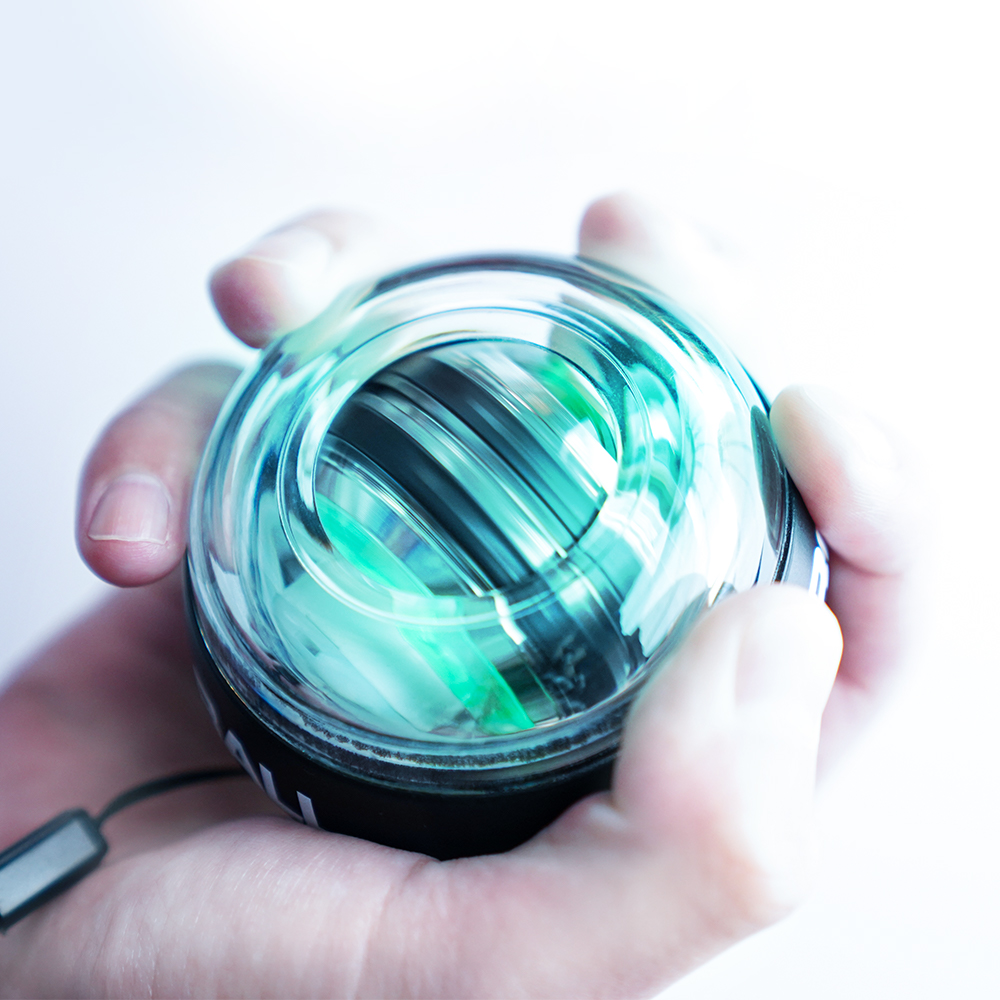 LED Handgelenk Energie Trainer Ball Selbststartende Kreisel Handgelenk Hand Ball Arm Hand Muskel Kraft Fitness ÜSpund Ausrügestochen Stärker