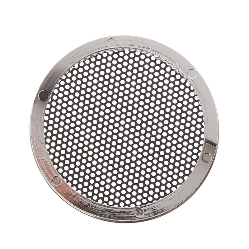 2 Pcs 1/2/3/4/5/6 Inch Speaker Steel Mesh Round Grill Protective Cover Circle WXTB