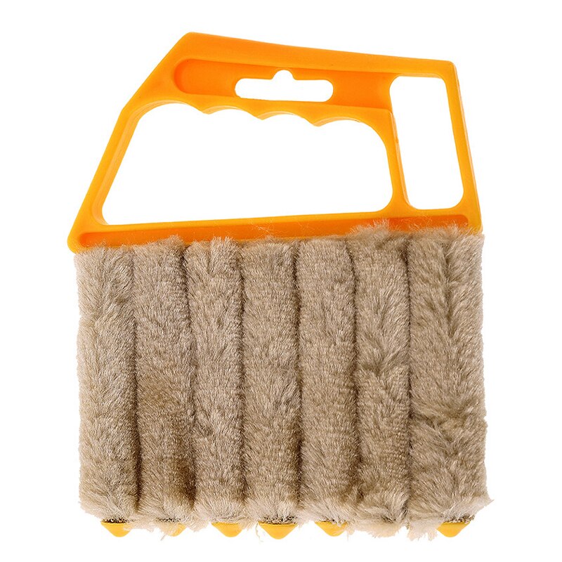 7 Vinger Thuis Afstoffen Cleaning Tool Huishoudelijke Borstel Windsnelheid Mini Blind Cleaner Airconditioner Duster Met 7 Latten