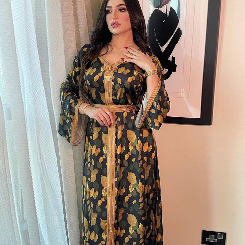 Hoogwaardige Sublieme Kaftan Dames om te Dragen als Vrouwen Abaya of Marokkaanse Jurk