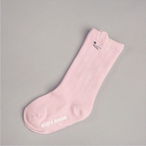 Princesse dessin animé coton bébé enfant filles enfant en bas âge doux coton genou chaussettes Q 0-4Y: Rose / 2 to 4Y