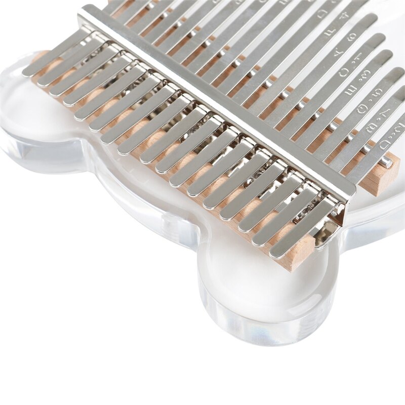 17 Keys EQ kalimba Thumb Piano Link Speaker Electric Pickup Cable 17 keys Kalimba Musical Instrument