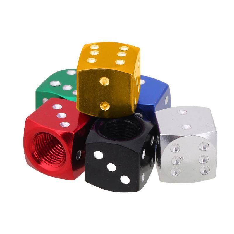 Autoband aluminiumlegering kleur ventieldop schorpioen ventieldop zeef stofkap 4- delige aluminium antidiefstal ventieldop