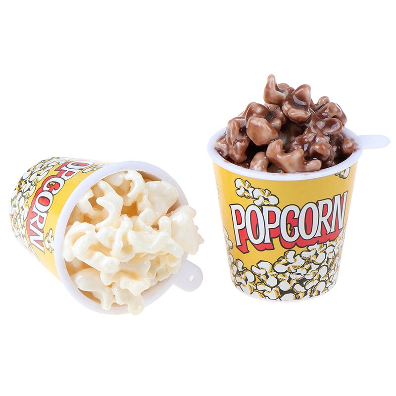 1Pc 1:6 Miniatura casa delle bambole UN Secchio di Popcorn Giocattolo Giochi Di Imitazione Cucina Giocattolo Consegna Casuale