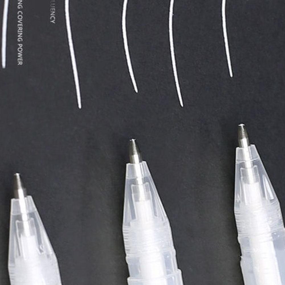 Rotulador para dibujar, bolígrafos para pintar, artículos de dibujo artístico, rotulador blanco d20