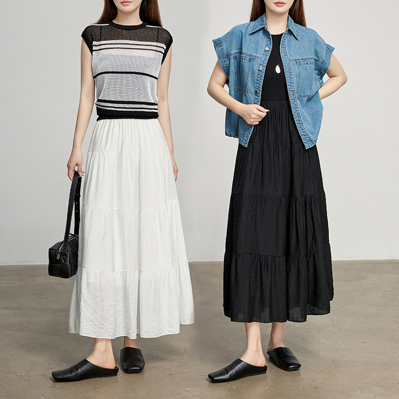 Toyouth kvinders sommernederdel med paraply  p8520066