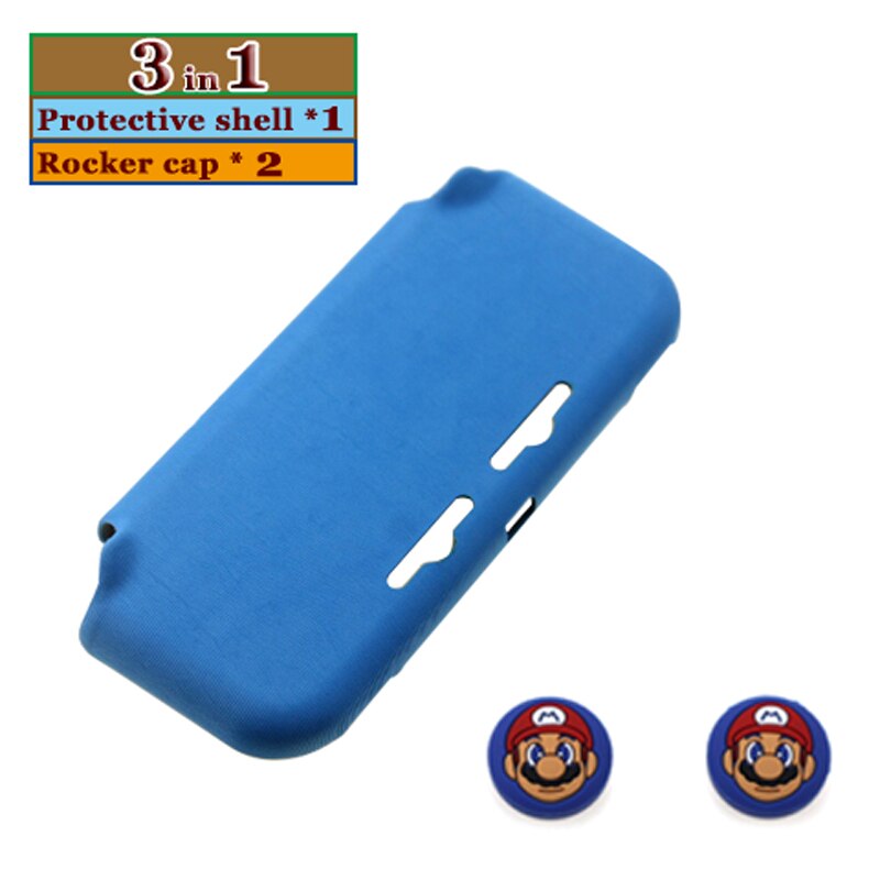 Funda de TPU para Nintendo Switch Lite Mini, carcasa impermeable: 3in1 Blue