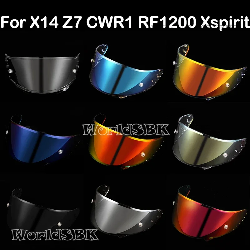 Visera de casco para SHOEI X-14 X14 Z-7 Z7 CWR-1 CWR1 NXR RF-1200 RF1200 X-Spirit III XSpirit 3 X-Quatorteen RYD CWR-F CWRF RF-SR