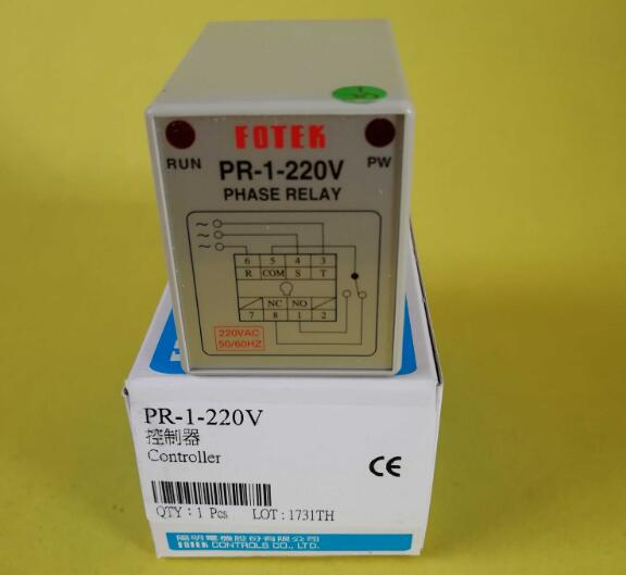 PR-1-220V PR-1-380V FOTEK Phase Sequence Relay Controller 100% Original