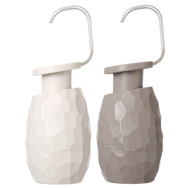 ! 2 Pcs 400Ml One-Hand Soap Dispenser Facial Cleanser Shower Gel Bottle for Home Hote: Default Title